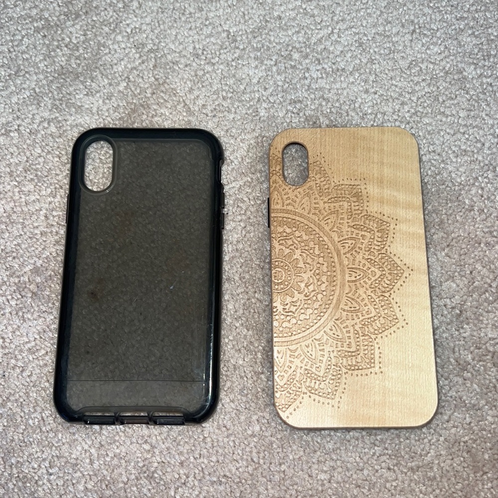 iphone cases for iphone XR the price includes both cases !